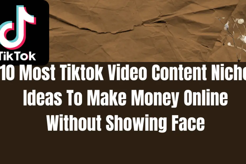 Tiktok Account Ideas Without Showing Face